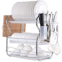 Wyctin - Cocina de acero inoxidable de tres capas escurreplatos