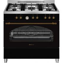 Solthermic - cocina gas profesional negra rústica P9503YEWSA