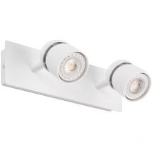 Faro Barcelona – COCO Wandleuchte innen – 2 Lichter – Weiß – 10 cm Höhe – 25 cm Länge – 10 cm Breite – GU10 – 8 W