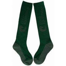 Coco Equestrian Green Unisex Adult Breathable Knee High Long Boot Horse Riding Socks - 1 Pair