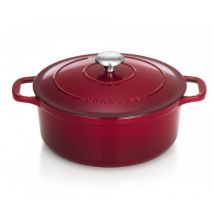 Chasseur - Cocotte redonda de hierro fundido esmaltado 28cm vino sublime - puc472821