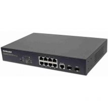 AS5500-8MGT2XF-370 - Commutateur d'agrégation L3 PoE géré par ge à 8 ports