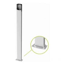 Code ditec Colonne extérieure AXC100 en aluminium moulé sous pression d'une hauteur de 1000 mm. Lentille accessoire incluse dans l'emballage pour