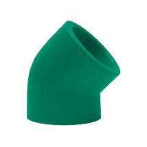 Codo 45o - Accesorio PPR Medidas Accesorios Fontanería: 90.45o