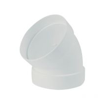 Vecamco - Codo 45° circular ø 100 blanco