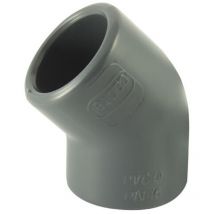 Codital - Codo de presión de pvc 45° diámetro 16 mm, hembra