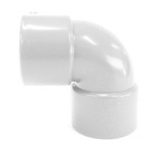 Crearplast - Codo 90o Hembra Hembra Blanco pvc Evacuación Medidas Accesorios Fontanería: 20.90o