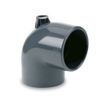 Hidroten - codo 90o pvc presion enc air r-h 160X2