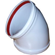 Negarra - fplus lacado blanco codo 45o 125 mm 194045 lacado blanco codo 45o 125 mm 194045
