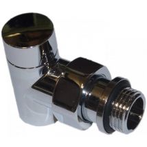 Codo de ajuste 15 x 21 cromado