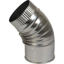Bofill - Codo 45o acero inoxidable para estufa - ø 110 mm