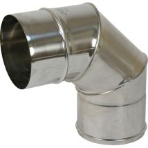 Bofill - Codo 90o acero inoxidable para estufa - ø 120 mm