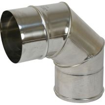 Bofill - Codo 90o acero inoxidable para estufa - ø 80 mm