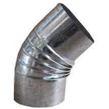 Exojo - fplus estufa codo galvanizado rizado 45o de 120 cg12045(04) , estufa codo galvanizado rizado 45o de 120 cg12045(04)