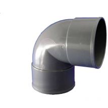 Codo pvc h-h 87 40 mm - 40 mm