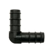 Planeta Huerto - Codo para Exudación – Pack 100 Uds, Conector Resistente para Sistemas de Riego por Goteo