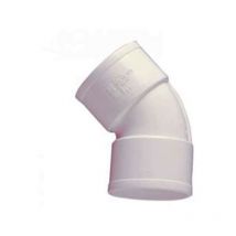 Ferroplast - Codo Hembra Macho Blanco 90Ø pvc Canalón Medidas Accesorios Fontanería: 90.45o