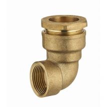 Codo de latón para tubo de polietileno hembra F1/2' (15x21) Noyon&thiebault 20 mm - 1723-2015L1