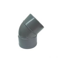 Crearplast - Codo 45o Macho Hembra pvc Evacuación Medidas Accesorios Fontanería: 40.45o