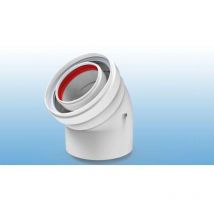 FIG - tubo evacuacion calderas codo coaxial 60/100 45o mh 610-45mhp1