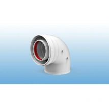 FIG - tubo evacuacion calderas codo coaxial 60/100 90o mh 610-90mhp1