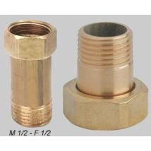 Codolo Ottone Giallo Dado Girevole - M 3/4 - F 1"