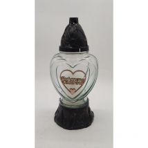 Coeur Moyen P-81 / Pendentif En Bois / À Cher Grand-Père