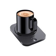 Jalleria - Coffee Mug Warmer, usb Electric Coffee Warmer for Desk with Aluminum Metal Panel, 55°C Beverage Mug Warmer for Coffee, Milk, Tea, Cocoa,