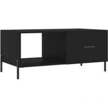 Jinlefu - Coffee Table Black 90x50x40 cm Engineered Wood vidaXL