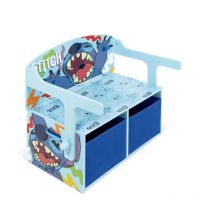 Arditex - Coffre à Jouets, Banc et bureau 3 en 1 - Lilo & Stitch