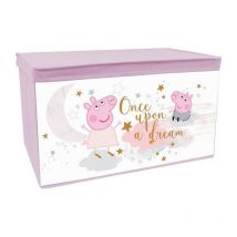 Fun house Peppa Pig Coffre a jouets - Pliable - 55,5 x 34,5 x 34 cm - Pour enfant