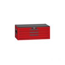 Teng Tools - Coffre à outils 3 tiroirs pour servante pro rouge TSM26R3