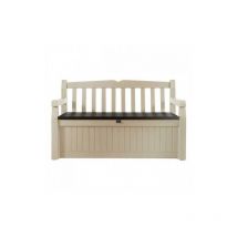 Keter - Coffre de rangement en résine blanche garden bench