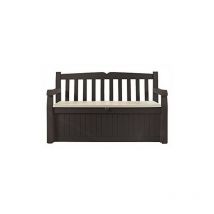 Banc de jardin Keter en résine marron