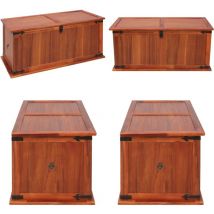 Coffre de rangement 79x34x32 cm Bois d'acacia solide - coffre de rangement - coffres de rangement - Home & Living - Brun