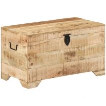 Rubberskin - fimei Coffre de rangement Bois massif solide de manguier