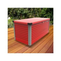 Trimetals - Coffre De Rangement En Métal 1.46m² 187x78,5x72 Cm - Patioboxl