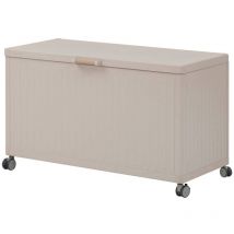 Coffre de rangement Edenio argile s 130 x 60,4 x 78cm en aluminium - Hespéride