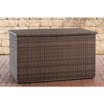 CLP - Elegant extérieur poitrine finie-rattan Effet 125 cm Diverses couleurs colore : Brun