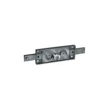 Serrure de rideau 6001 - 6011 Argent 12,5 12,5