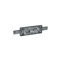 Prefer - Serrure de rideau 6001 - 6011 Argent 8,5 8,5