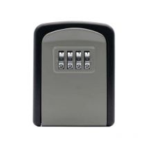 Coffre-fort à clés, coffre-fort à clés mural [étanche et antirouille] [utilisation en intérieur et en extérieur] pour la maison, l'école, le bureau,