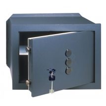 Cisa - Coffre-fort 82210.31 avec syste'me de controle/verrouillage a' double cle' et plus 3 boutons 36X24X20 cm panneau avant en acier e'pais