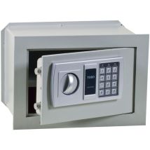 Iperbriko – Coffre-fort électronique 36 x 20 x 24 mm – Acier 6 mm, serrure électronique, 2 pênes dormants – Quincaillerie