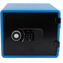 Reskal - Coffre fort ignifuge 20L Anti feu 1H Electronique a code fixation sol FS-FU20 Couleur - Bleu