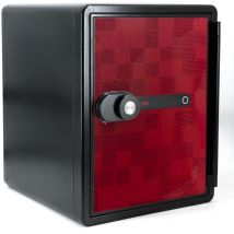 Reskal - Coffre fort ignifuge 40L Anti feu 1H Electronique a code fixation sol FS-FM40 Couleur - Rouge
