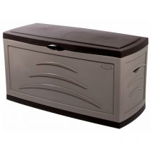 Malle de jardin 310 litres serena taupe EDA