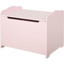 Coffre à jouets dora rose