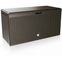 Prosperplast - casaria Coffre de rangement xxl 290 l Roulettes Poignées Coussins Accessoire Malle Jardin Terrasse Balcon Coffre de jardin Rato plus