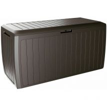 Prosperplast - casaria Coffre de rangement xxl 290 l Roulettes Poignées Coussins Accessoire Malle Jardin Terrasse Balcon Coffre de jardin Board plus